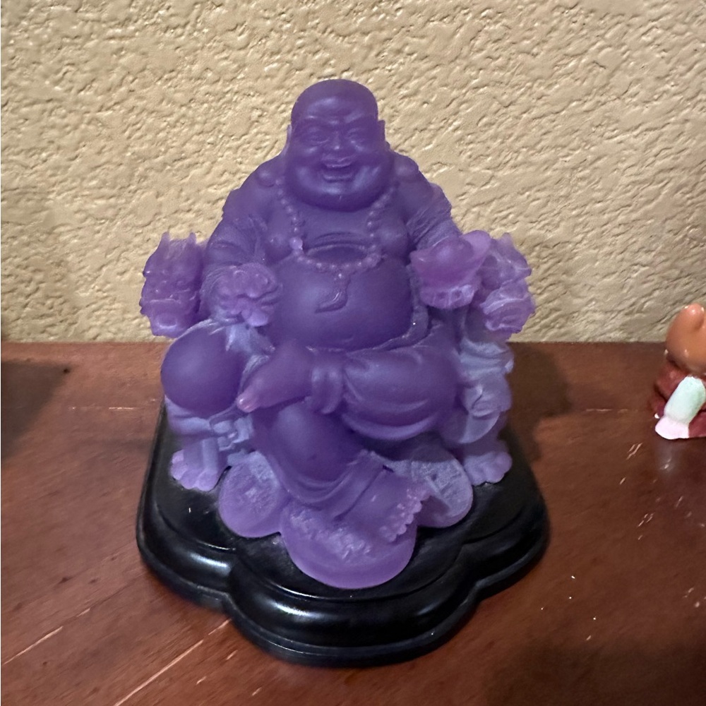 Purple Buddha Statue